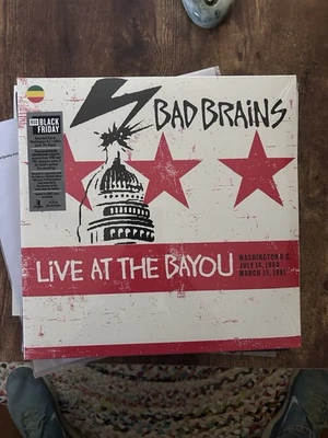 SEALED Bad Brains Live at the Bayou: Washington D.C. Vinyl RSD Black Friday 2025 - Image 1 of 4