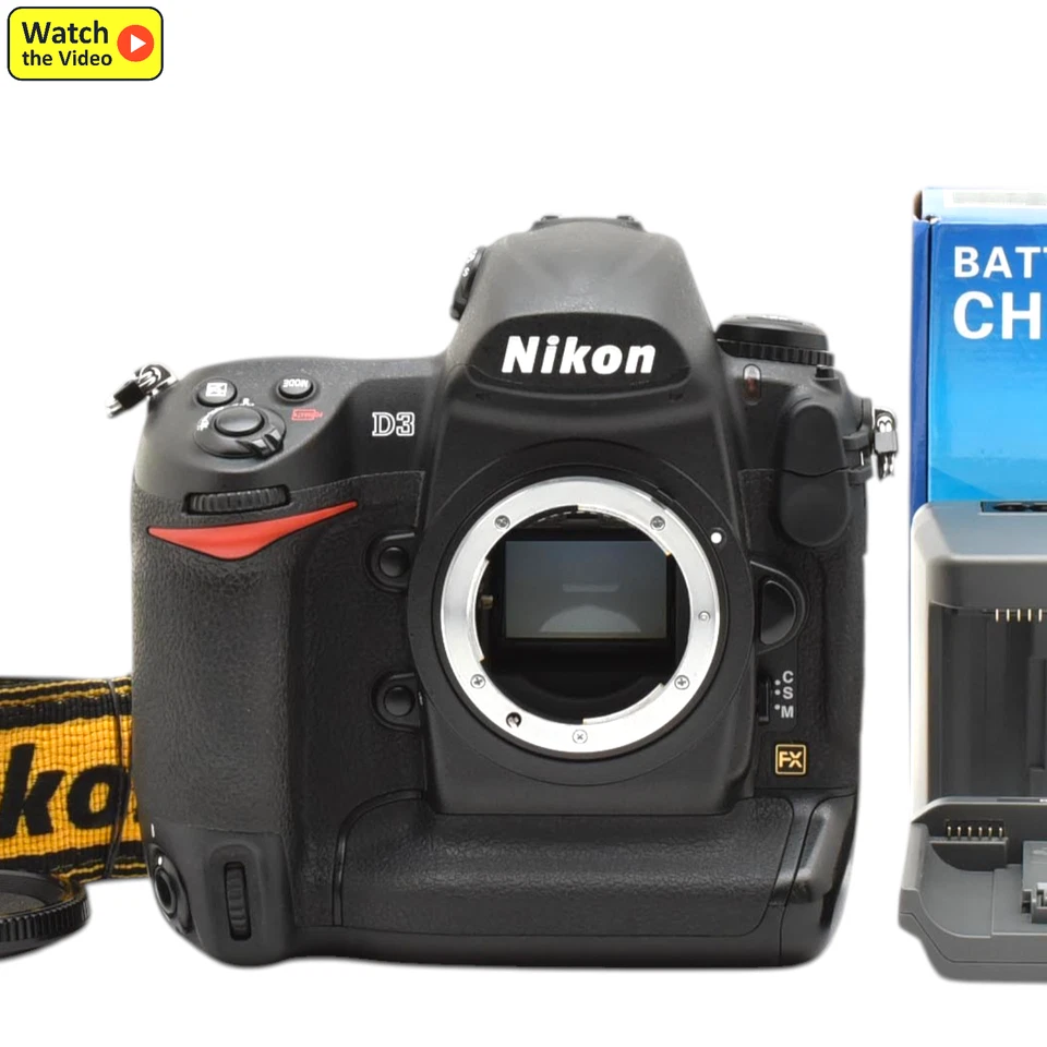Nikon D3 12.1MP DSLR – Near-Mint – 15,147 Shutter Count From Japn - Image 1 of 4