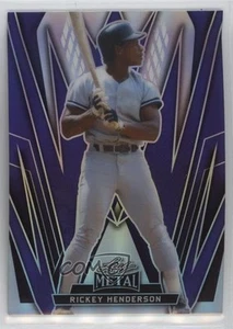 2024 Hoja Metal Púrpura Prismático/10 Rickey Henderson #56 Salón de la fama - Imagen 1 de 3
