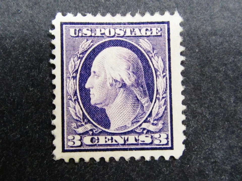 US Washington Stamp # 376 Mint OG MNH Washington 3 Cents - Image 1 of 2