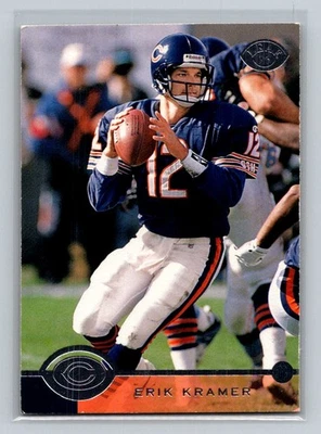 1996 Leaf #156 Erik Kramer Chicago Bears Football Card - Image 1 of 2