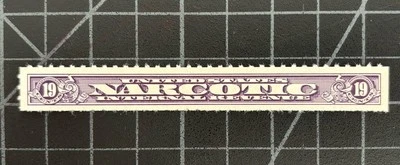 US Revenue - Narcotic - SC# RJA57B - MNH - Fresh - Premium Item - SCV - $50.00 - Image 1 of 2