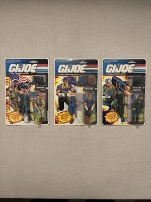 GI Joe Hasbro 1991 Lote de 3: Gung-Ho, Wild Bill, Big Bear. MOC Nuevo  Foto 1 de 4