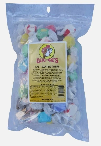 Buc-ee's Surtido Gourmet Agua Salada Taff1y 12 Onzas Exp.: 2027-03 Foto 1 de 1