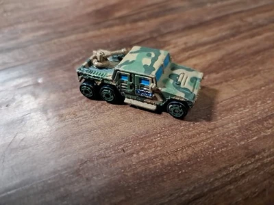 MICRO MÁQUINAS militares TRAXXON RAIDER galoob VERDE Y MARRÓN CAMUFLAJE hummer 1993 Foto 1 de 4