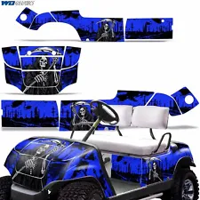 Yamaha Golf Cart Grafik Set Sticker Teile 2 Sitzer Wrap 95-06 Reap Blau