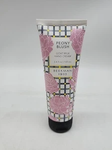 NUEVO Beekman 1802 Leche de Cabra PEONÍA RUBOR Crema de Manos 3.4oz/100ml SELLADO - Imagen 1 de 2