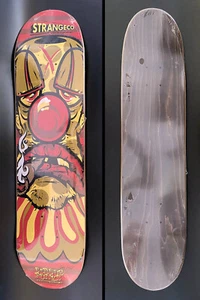 Jim Koch 2008 Circus Punks Smoking Clown Skateboard Deck Strangeco LE MINT Art - Picture 1 of 4
