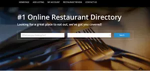 Restaurant Directory Beautiful Website- Free Installation + Hosting - Picture 1 of 3