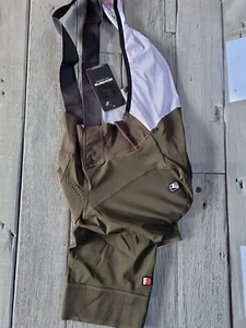 Giordana FRC Pro Bib Shorts Olive Green 3XL - Picture 1 of 10