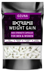 EXTREME WEIGHT GAIN CAPSULES, STRONG MUSCLE GAINER - MEN & WOMEN *60 CAPSULES* - Picture 1 of 9