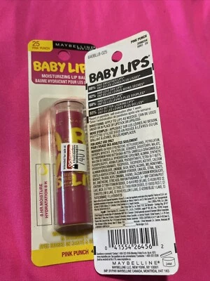 Maybelline Baby Lips Moisturizing Lip Balm | Pink Punch 25 [2 Pack] B40 - Image 1 of 3