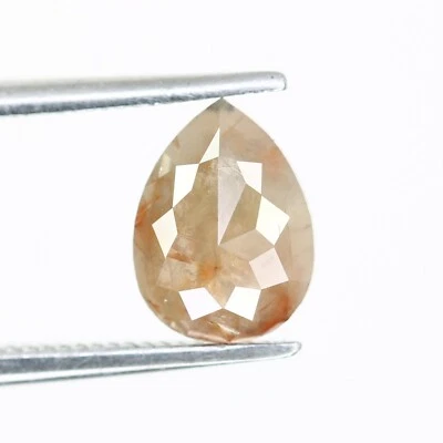 0.91 CT 7.90 MM Grey Pear Shape Diamond For Engagement Ring  - Image 1 of 4