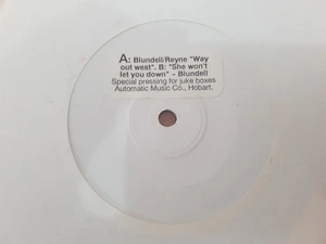 WAY OUT WEST by BLUNDELL - REYNE RARE JUKE BOX PRESSING EX-DINOGES ?1980S - Picture 1 of 2