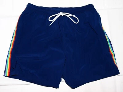 Chubbies The Rainbow Sherbets The Easy Trunk Mens Striped Swim Trunks Size Large - Image 1 of 4