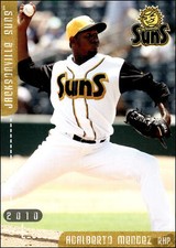 2010 Grandstand #NNO Alberto Mendez    Jacksonville Suns