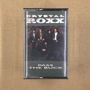 CRYSTAL ROXX Cassette Tape PASS THE BUCK 90s Metal Glam - Imagen 1 de 6