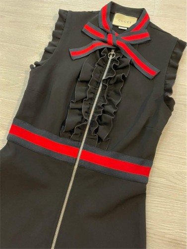 GUCCI Abito Jersey Usato Guc Webm Tri Onece Piece Donnaa T Sero Nerore Color