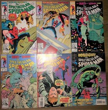Spectacular Spider-Man 192, 193, 194, 195, 205, 215-  VF/NM - Bagged and Boarded