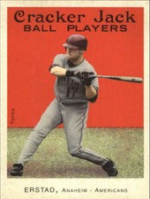 2004 Topps Cracker Jack Mini Stickers #118 Darin Erstad Angels  C26027 