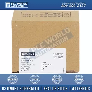 Siemens 6ES7212-1AE40-0XB0 S7-1200 CPU 1212C, Compact CPU, DC/DC/DC, New Sealed - Picture 1 of 7