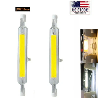 Dimmable LED R7S Glass Tube Bulb 20W 118MM Corn Lamp J118 Replace Halogen Light - Image 1 of 4