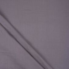 By the Yard Jaipuri Grey Solid Cotton Fabric for Dress Material
