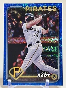 Joey Bart  /999 Blue Holo Foilboard 2024 Topps Update #US122 Pittsburgh Pirates - Picture 1 of 4