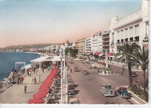 CPA . CARTE POSTALE ANCIENNE. NICE . PROMENADE DES ANGLAIS. Timbrée année : 1956 - Imagen 1 de 1