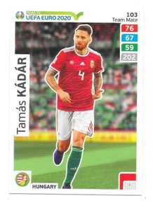 Panini Road To Uefa Euro 2020 #103 Tamas Kadar  Hungary
