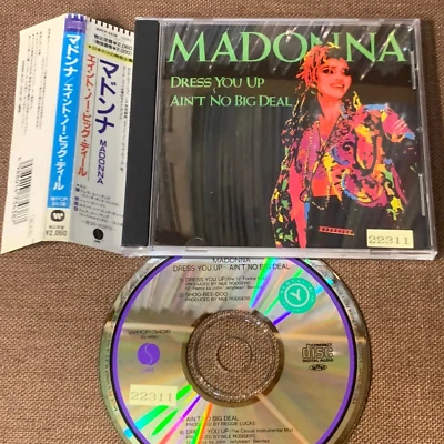 MADONNA Dress You Up~Ain't No Big JAPAN 4-track 5" MAXI CD WPCP-3438 OBI Rental - Image 1 of 4