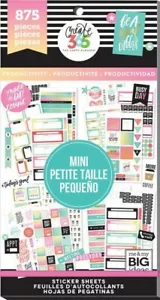 NEW! The Happy Planner Productivity Mini Sticker Book - 875 Pieces - Picture 1 of 3