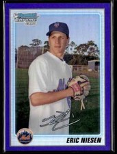 Eric Niesen 2010 Bowman Chrome Prospects Purple Refractors #BCP32 RC 751/999
