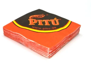 20 Pitu Cocktail Servietten 24 x 24 / Bar Party Gastro Untersetzer Likör - Foto 1 di 3