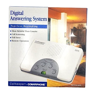 Callkeeper Conairphone Digital Tapeless Answering System TAD1212W White - Zdjęcie 1 z 4