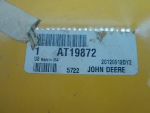 JOHN DEERE- PANEL - AT19872 - L&G SH22BX1 - Bild 1 von 3