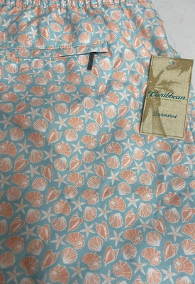 NEW Caribbean Roundtree & Yorke Mens XL Swim Trunks 7” Swimwear Board Shorts - Image 1 of 4