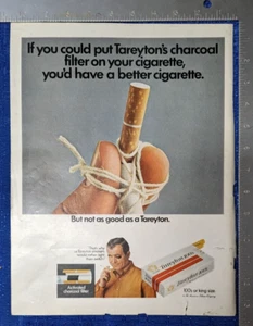 Vintage 1960's Tareyton 100's print ad Good condition - Picture 1 of 1