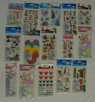 EK SUCESS, SANDY LION AMERICAN CRAFTS Disney Stickers U Choose NOS