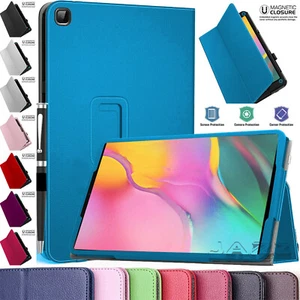 Leather Magnetic Stand Flip Cover Case For Samsung Galaxy Tab A 10.1" T510 T515 - Picture 1 of 16