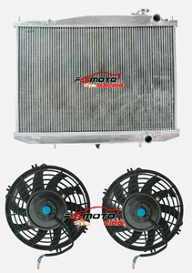 Radiator+Fan For Nissan Navara D22 3.0L 2001-06/3.3L V6 Petrol TD 1997-2006 MT - Picture 1 of 7