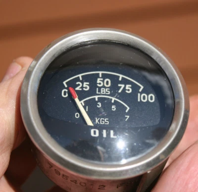 58 59 1958 1959 Sunbeam Rapier II AC cúpula curva vidrio medidor de aceite - 7954012 F56 Foto 1 de 4