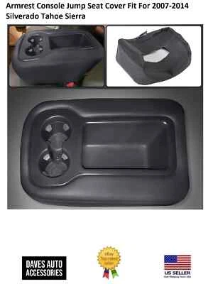 Cubierta de asiento con reposabrazos para consola central para Chevrolet Silverado 1500 2007-2014 Foto 1 de 4