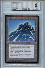 MTG Ice Age Land Cap BGS 9.0 (9) Mint Magic Card with 10 centering WOTC 0052