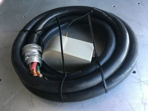 3 phase 6-4 wire Coleman cable with Arrow Hart Nema 16-60P 60A 250V connector - Picture 1 of 5