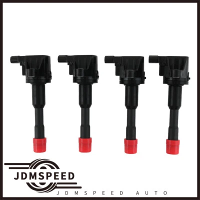 Fits For Honda 2003-2011 Civic Hybrid 1.3L 4x UF374 Ignition Coils 30521PWAS01  - Image 1 of 4
