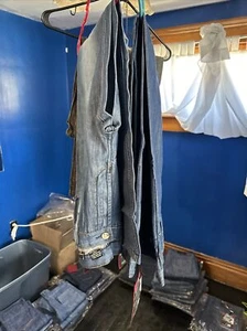 LOTTO DI 3 NUOVI JEANS da uomo Rockaholic taglia 40 vita e 32 LUNGHEZZA - Foto 1 di 5