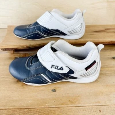 Fila Firestone Racer Round Toe Sneakers Size 7 Blue White - Image 1 of 4