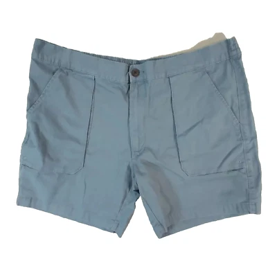 St John's Bay Hombre Senderismo Pantalones Cortos 42 x 7 Azul Comodidad Cintura Flex Elástico Exterior Foto 1 de 4