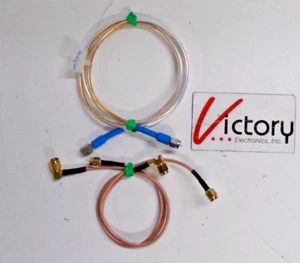 Lote mixto de 3 cables Pasternack SLL 150 y Harbour 27478 usados | 36" / 21" / 10" - Imagen 1 de 11
